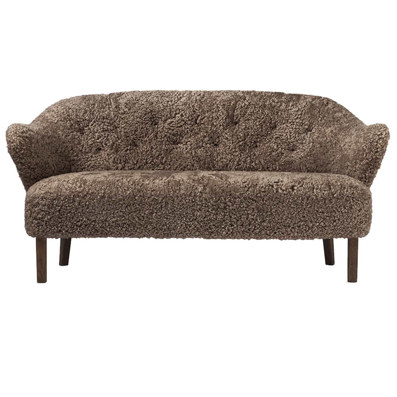 by Lassen Ingeborg Sofa Sahara - Schaffell, Eiche geräuchert