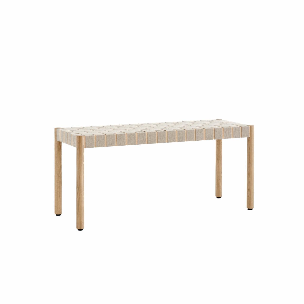 &Tradition Bank 'Betty' Eiche schwarz lackiert / Natural, B: 105 cm 