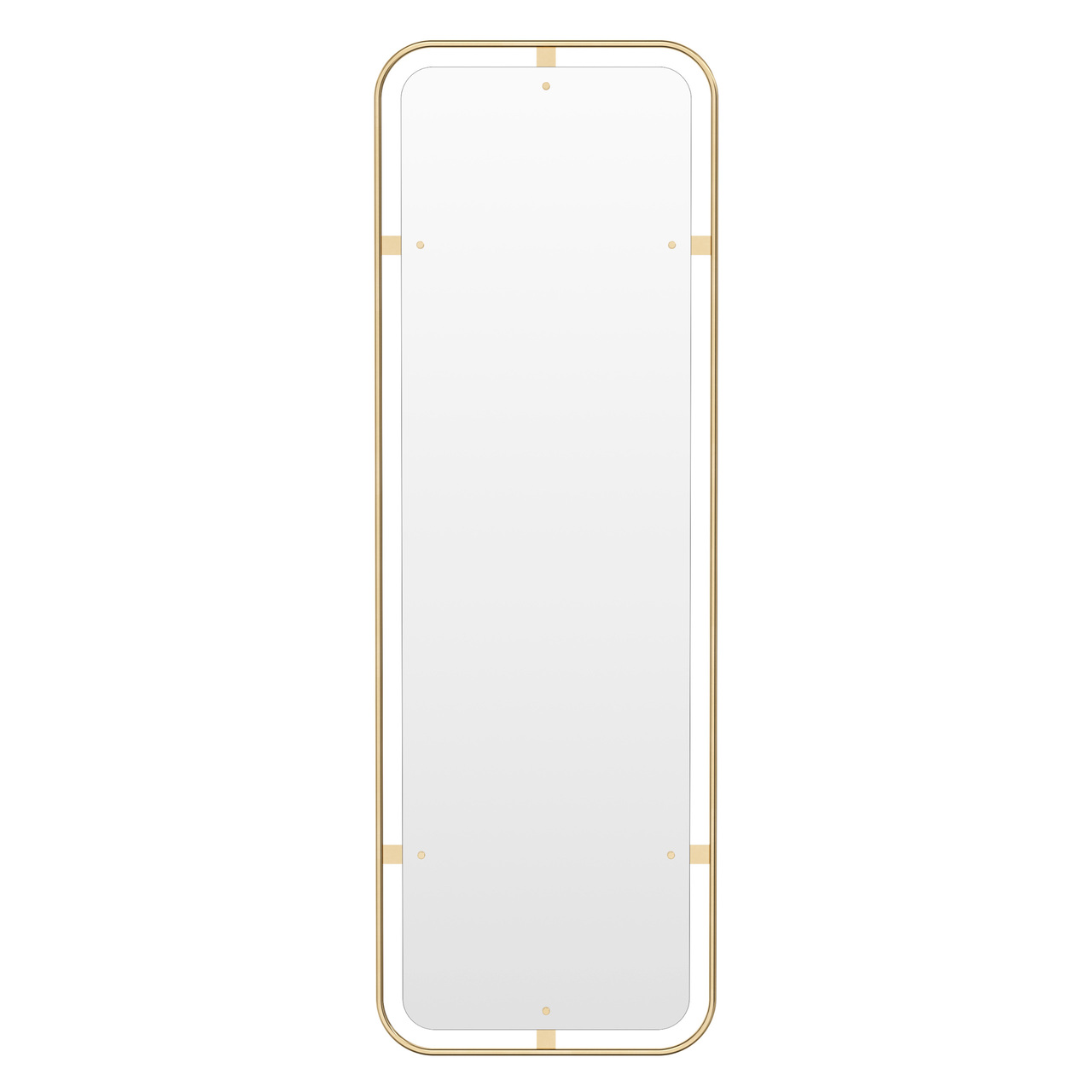 Menu Furniture Nimbus Mirror Rectangular Messing poliert, B: 53.4 cm / H: 158.4 cm 