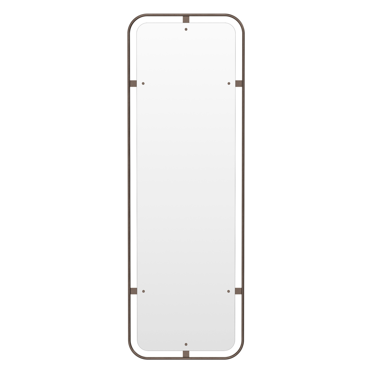 Menu Furniture Nimbus Mirror Rectangular Messing brüniert, B: 53.4 cm / H: 158.4 cm 