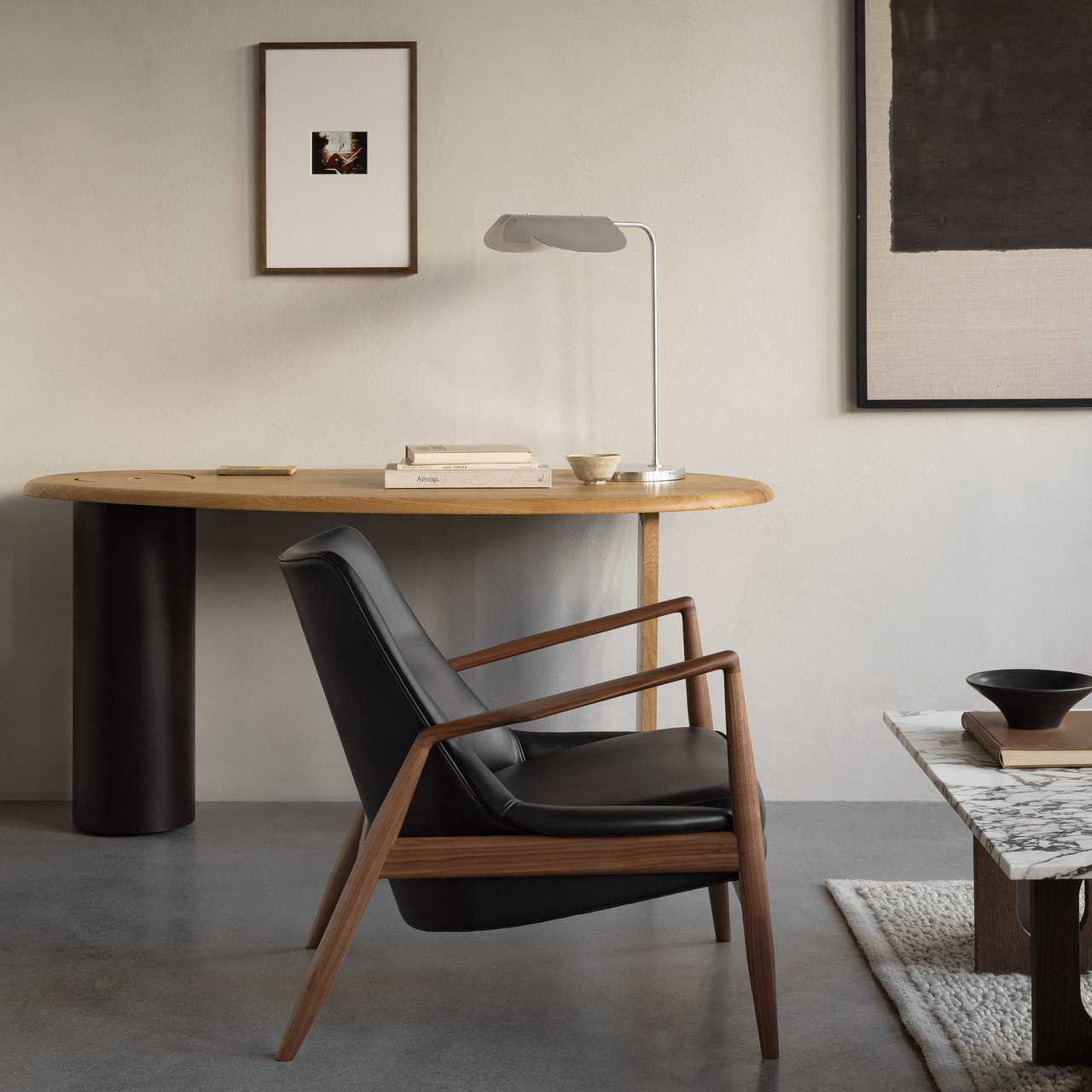 Menu Furniture The Eclipse Desk Eiche
