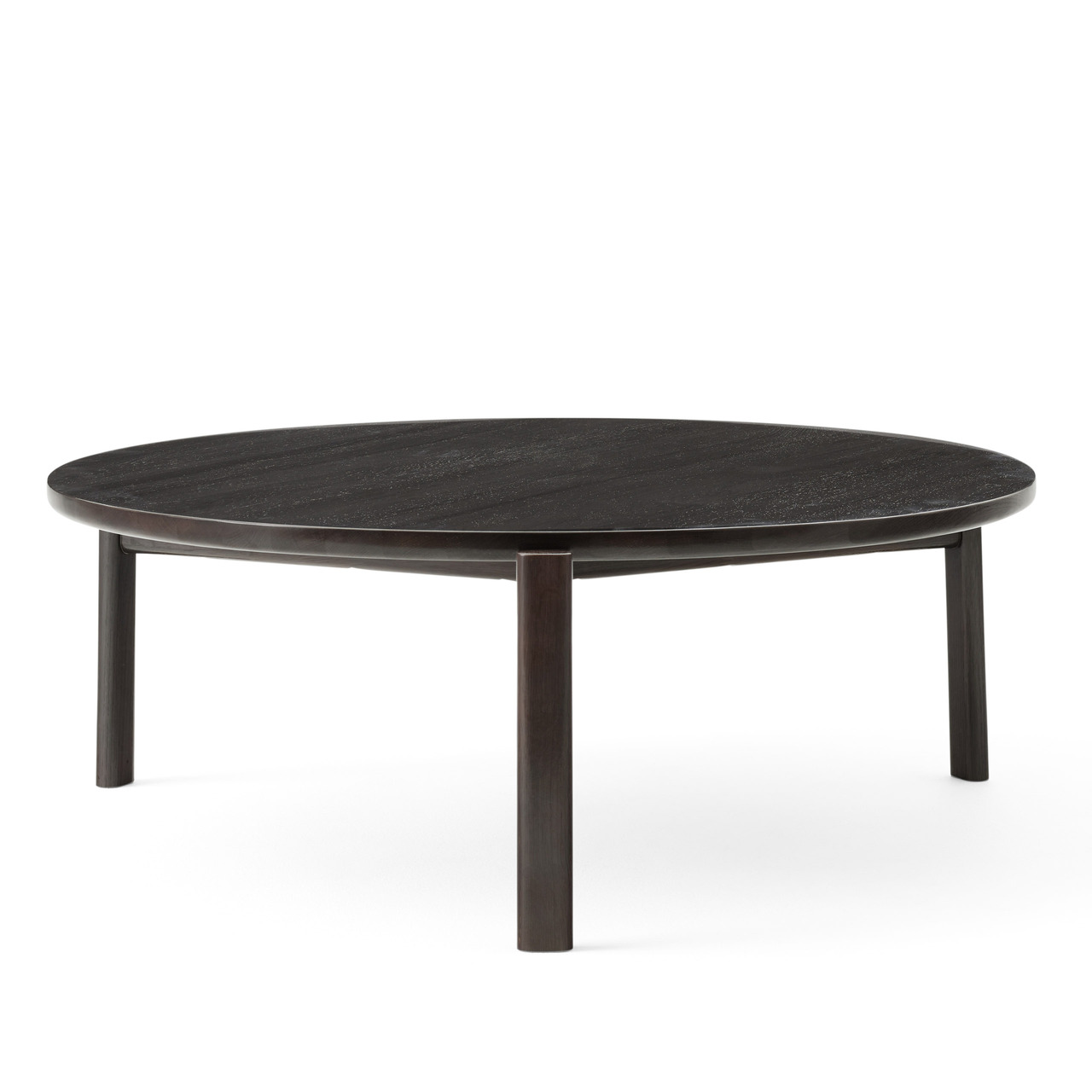 Menu Furniture Passage Lounge Table Ø: 90 cm / H: 33 cm , Eiche dunkel lackiert