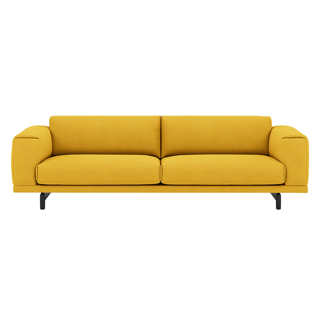 Muuto  3er Sofa 'Rest' Gelb - Hallingdal 457