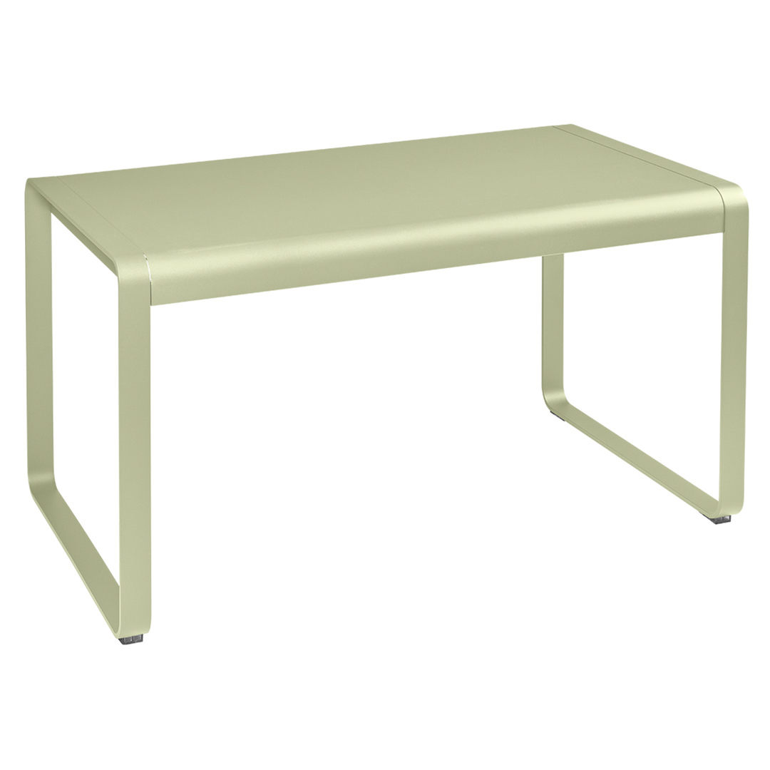 Fermob Tisch 'Bellevie' in Standardhöhe Lindgrün 65, B: 140 cm / T: 80 cm 