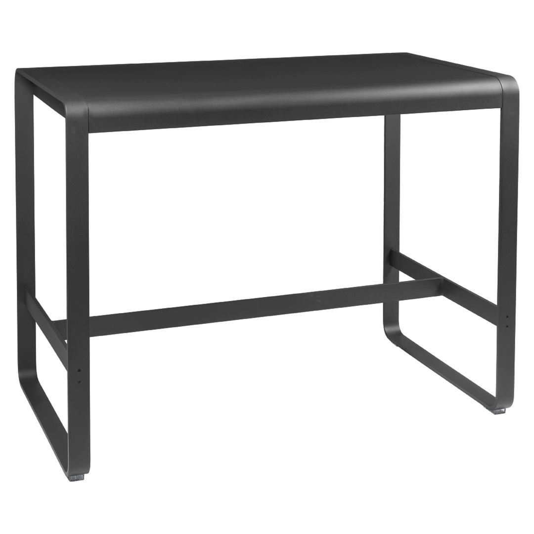 Fermob Hoher Tisch 'Bellevie' Anthrazit 47, B: 140 cm / T: 80 cm 