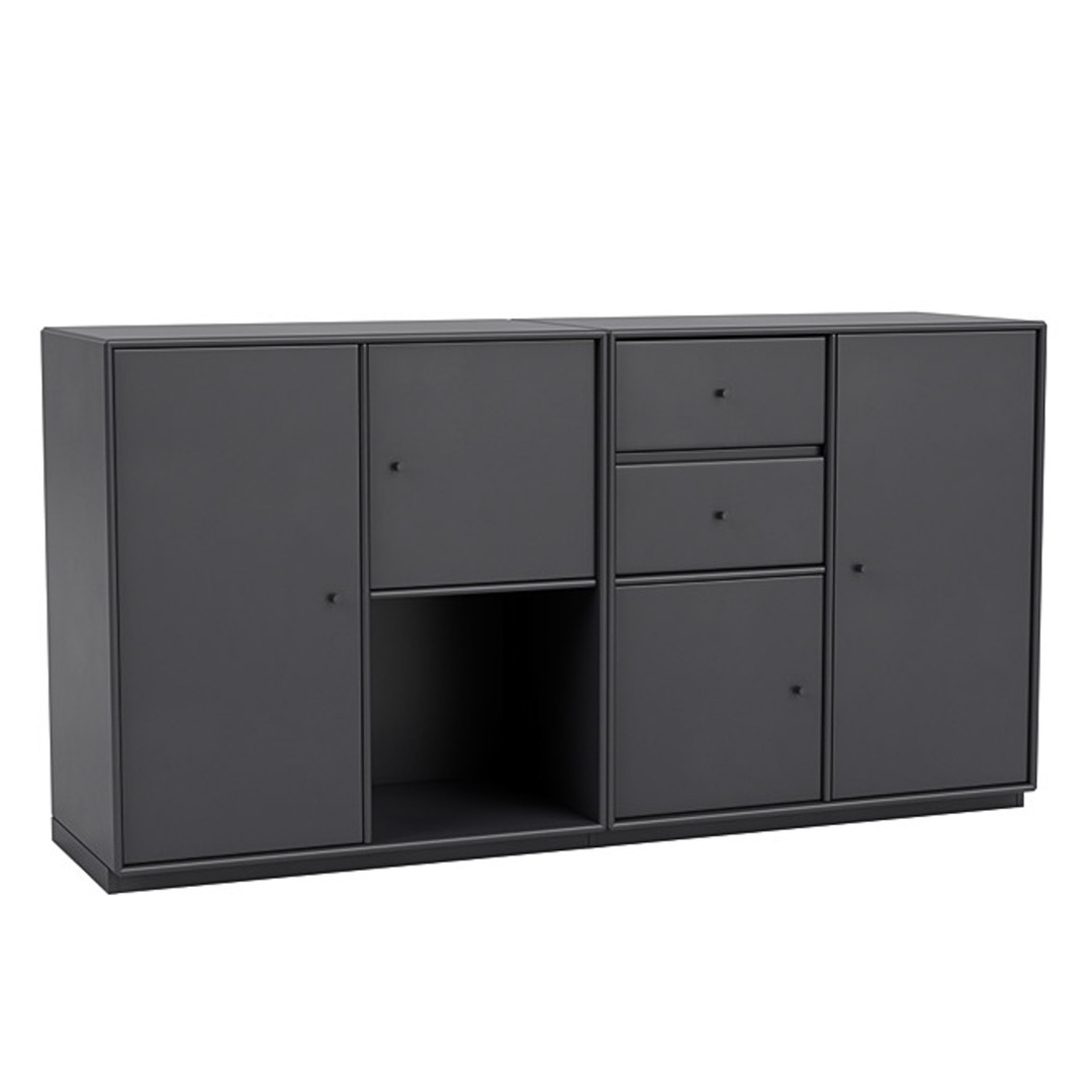 Montana Couple Sideboard Anthracite 04, Sockel H: 3 cm 