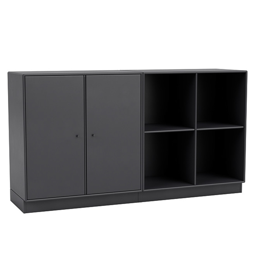Montana Pair Classic Sideboard Anthracite 04, Sockel H: 7 cm 