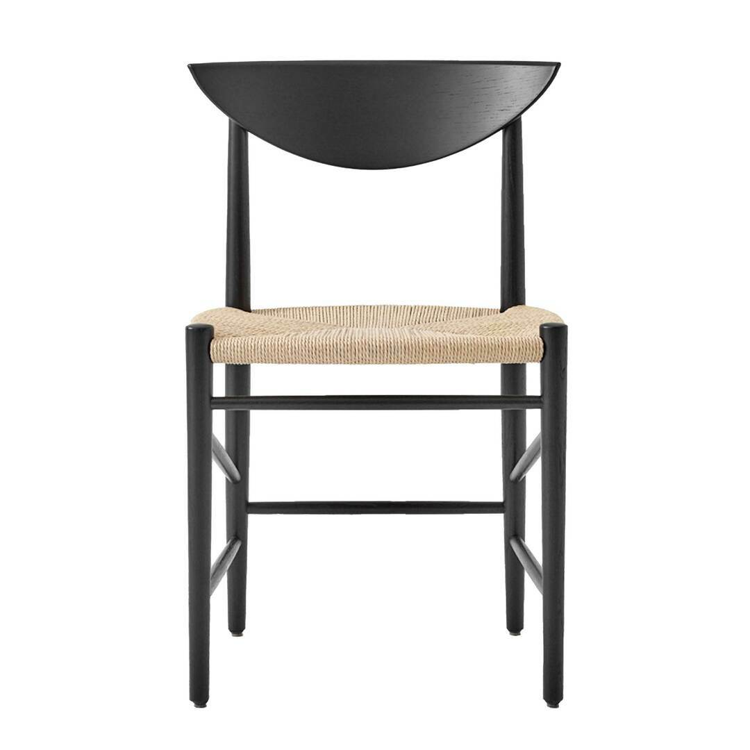 &Tradition Stuhl 'Drawn' Eiche schwarz lackiert