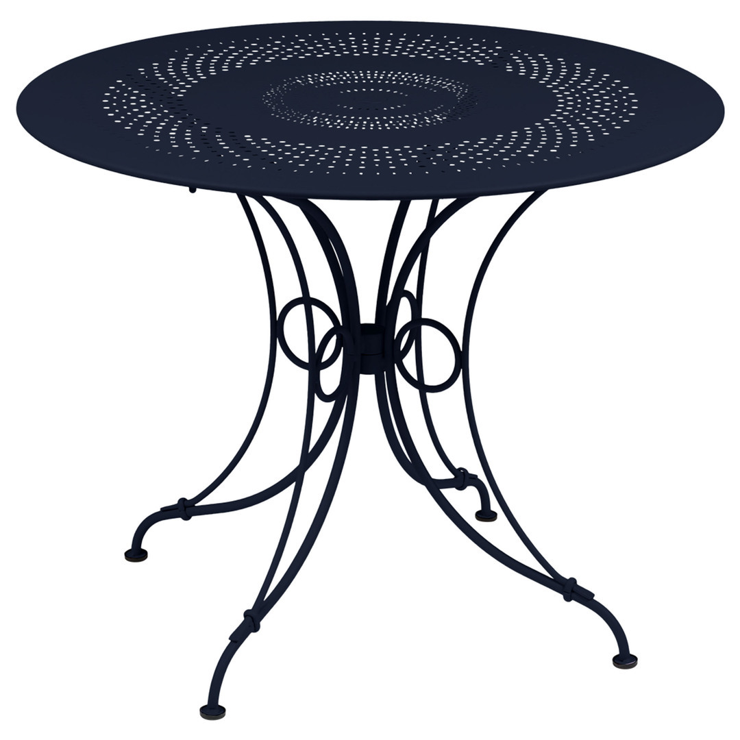 Fermob Tisch '1900' Abyssblau 92, ø 117 cm