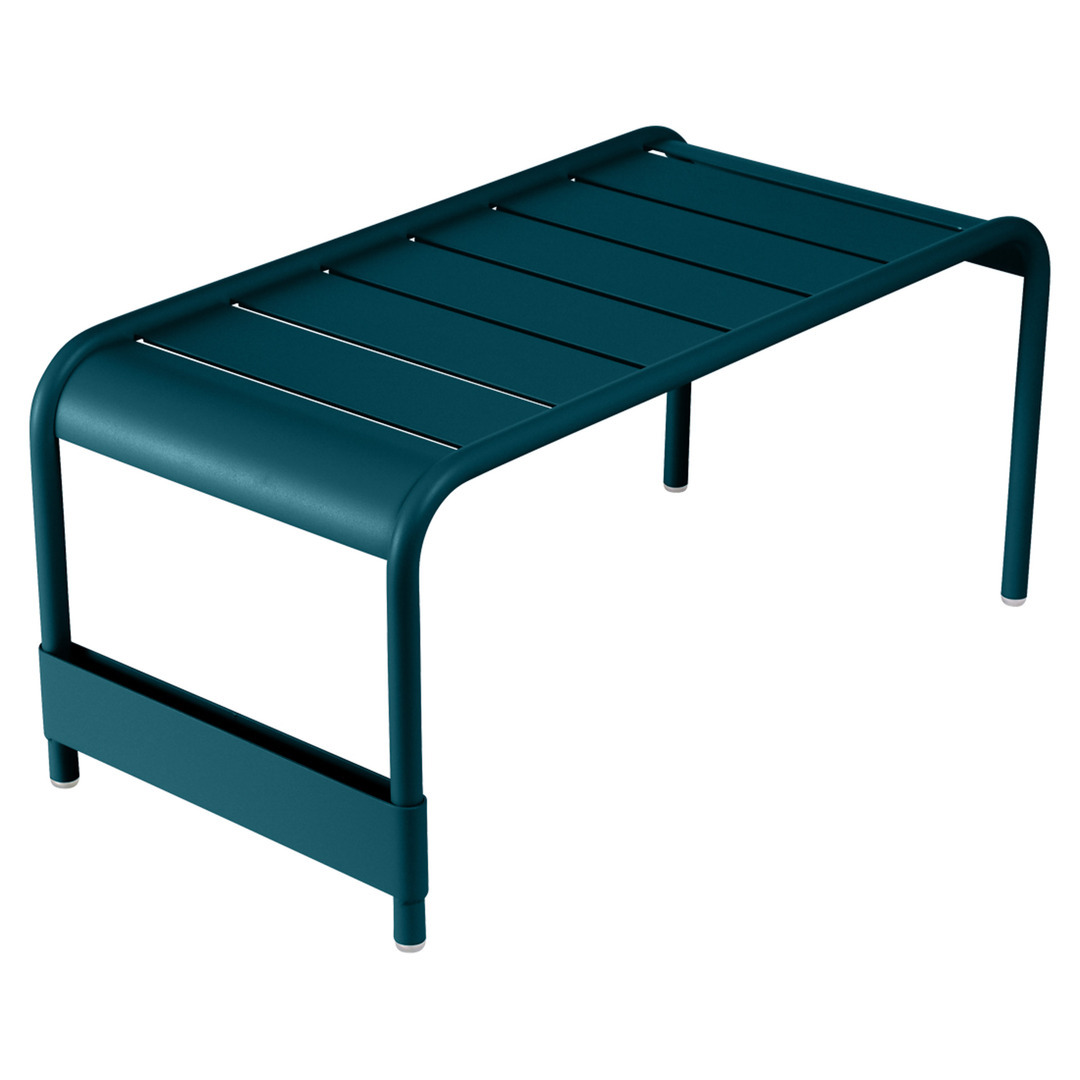 Fermob Hocker 'Luxembourg' zu Lounger Acapulcoblau 21, Gross - B: 86 cm