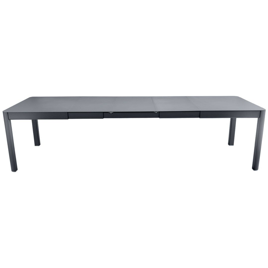 Fermob Tisch 'Ribambelle' Anthrazit 47, 149/290 x 100 / 3 Einlegeplatten