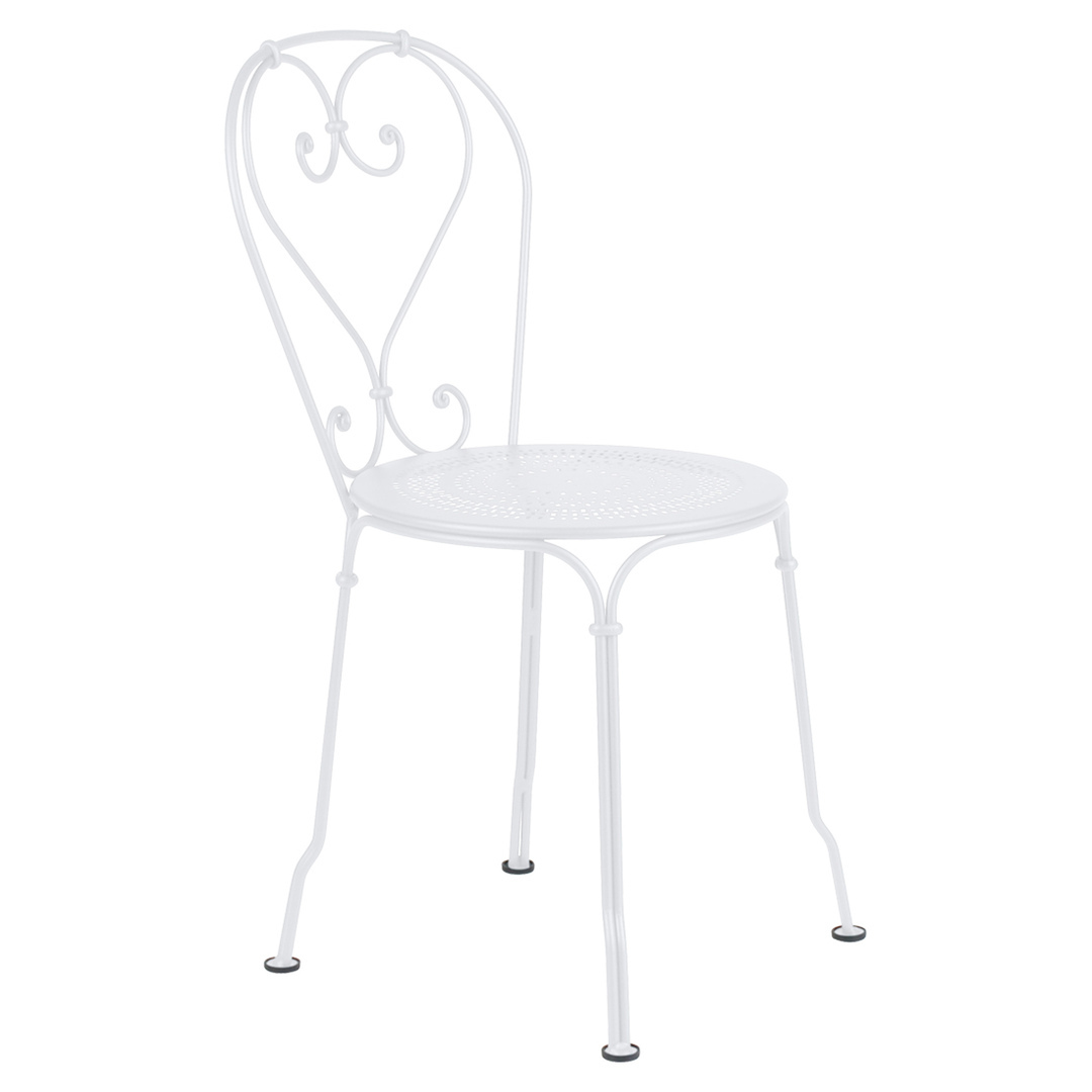 Fermob Stuhl '1900' Weiss 01, ohne Armlehne