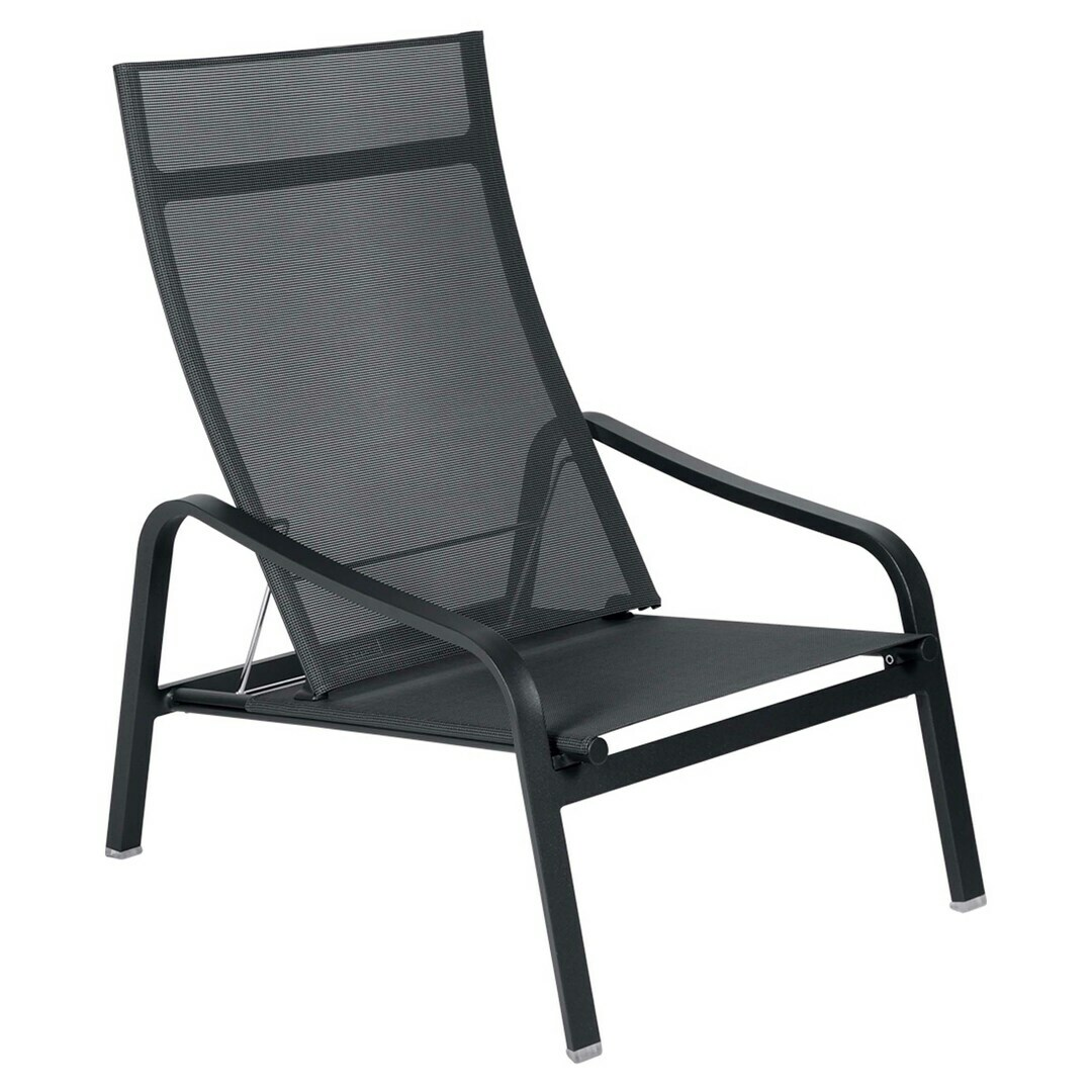 Fermob Tiefer Sessel Alizé Anthrazit 47 - Stereo	