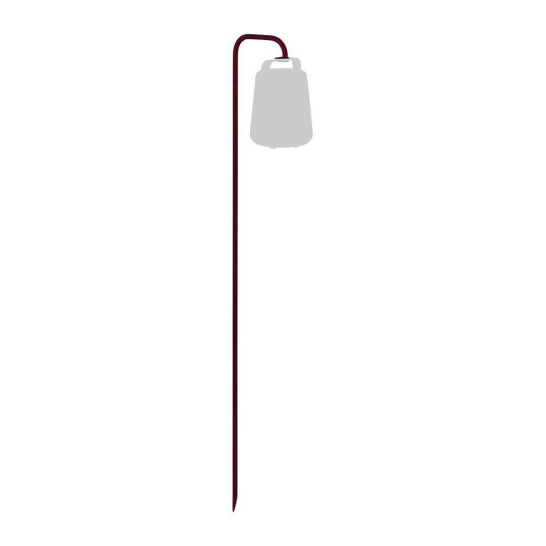 Fermob Lampenfuss für Lampe 'Balad' Fuss zum einstecken, Schwarzkirsche B9