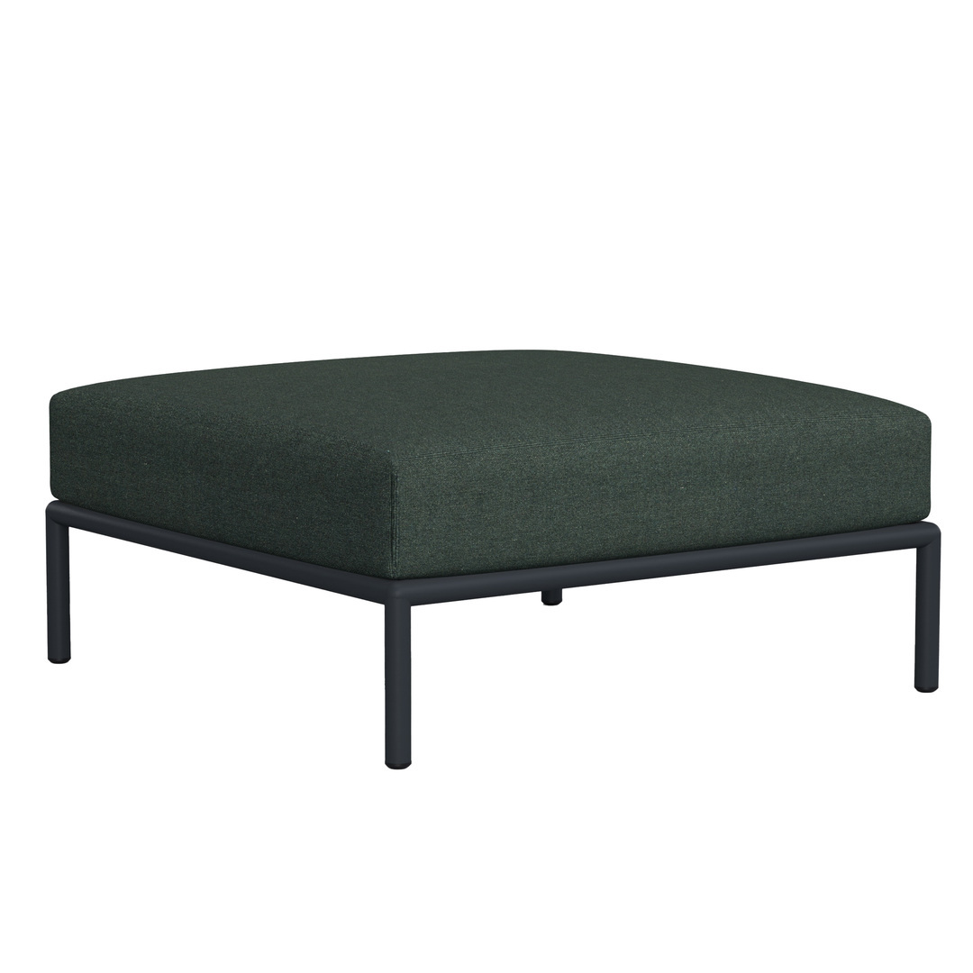 Houe LEVEL Ottoman Dunkelgrün 44 - Sunbrella Heritage
