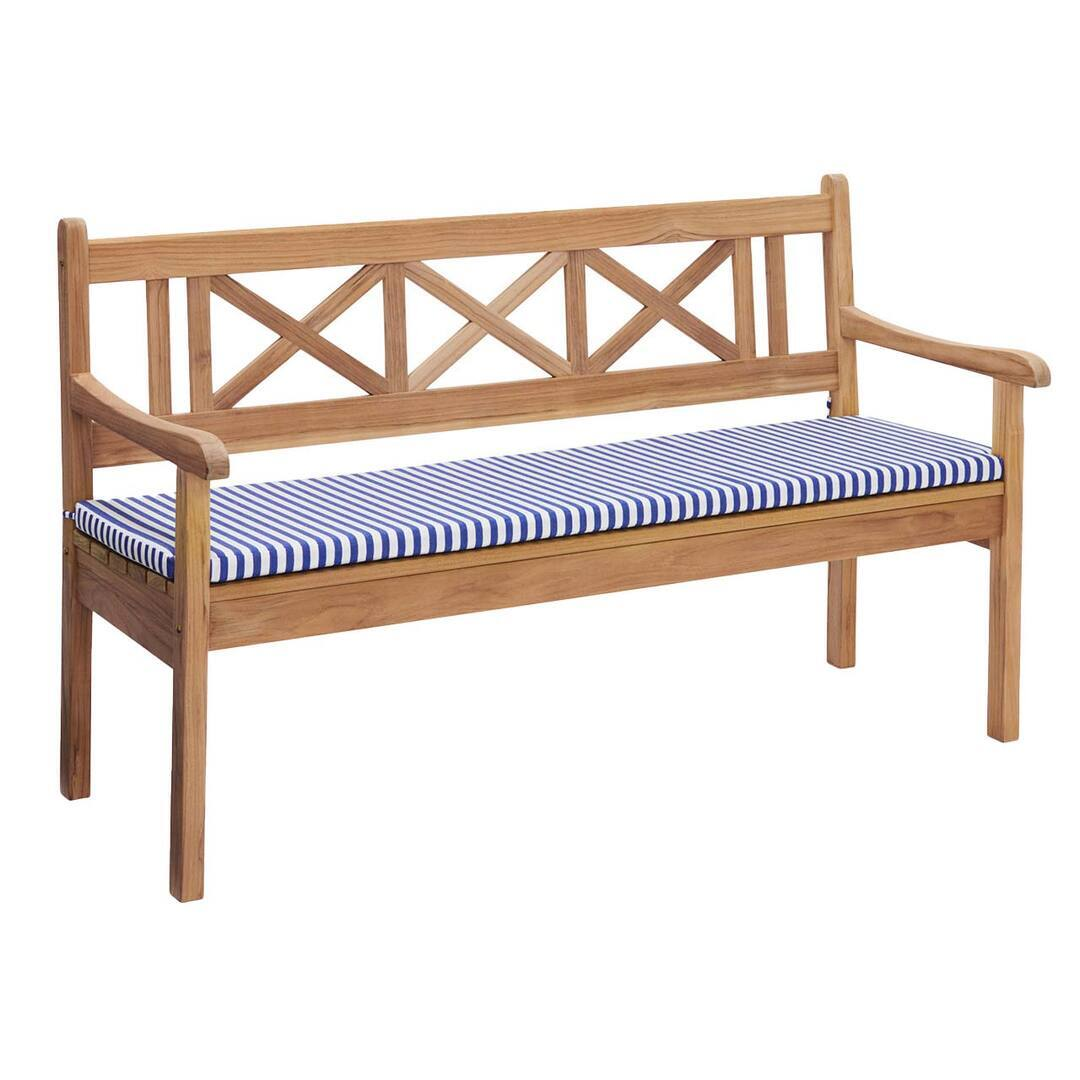 Skagerak by Fritz Hansen Sitzkissen zu Bank Skagen Meeresblaue Streifen