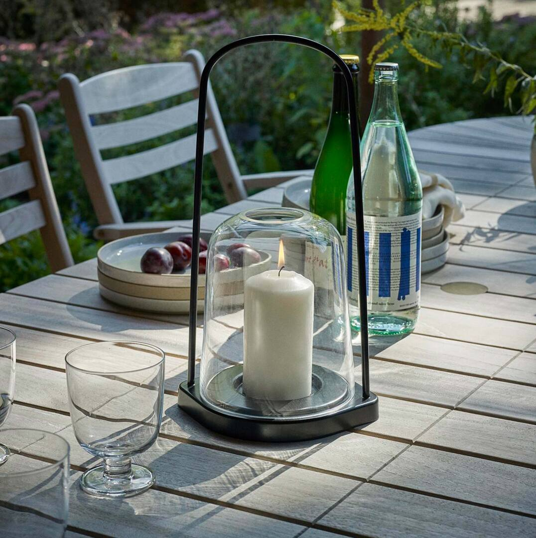 Skagerak by Fritz Hansen Bell Lantern Ø: 30 cm, Anthrazit-Schwarz