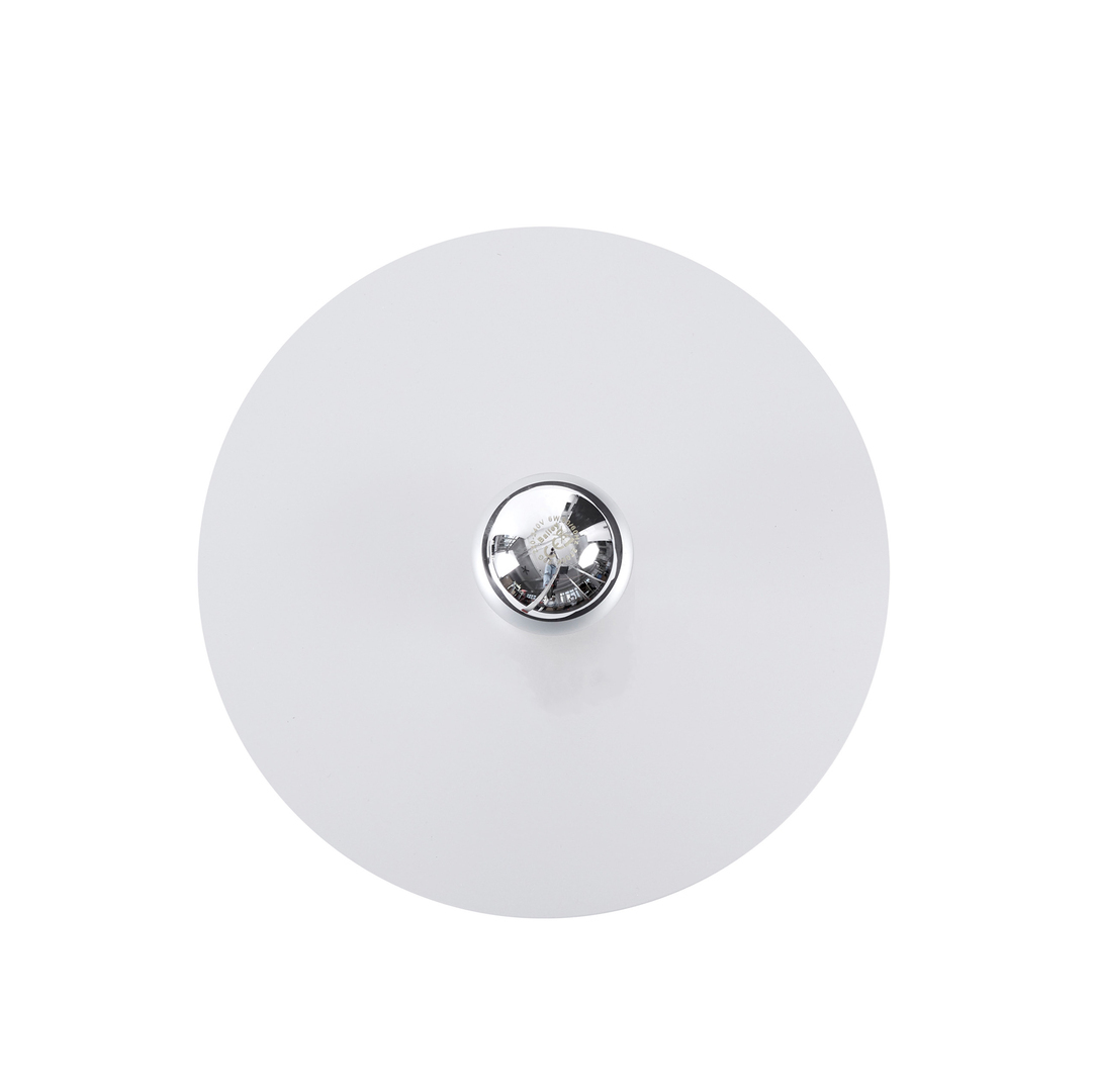 Lehni LED-Wand-Deckenleuchte von 'Lehni'  Ø: 20 cm, Aluminium farblos eloxiert