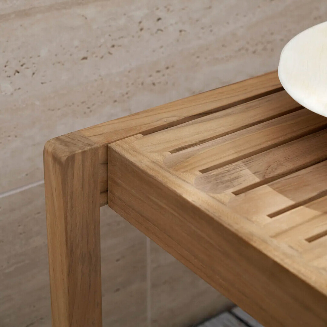 Carl Hansen & Søn AH911 Outdoor Lounge Table / Stool Teak unbehandelt