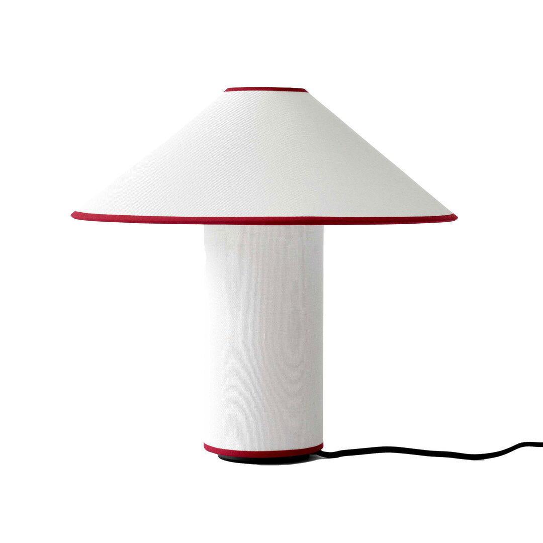 &Tradition Tischleuchte 'Colette' Weiss / Merlot