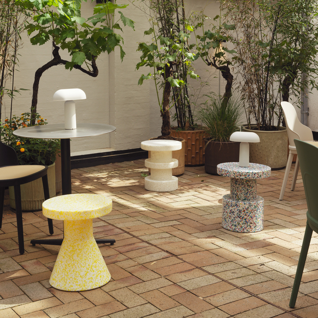 Normann Copenhagen Bit Stool Cone Gelb
