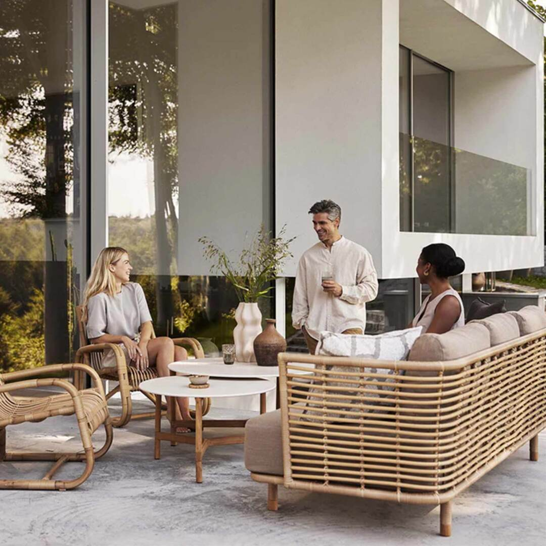 Cane-line Sense 3-Sitzer Sofa Taupe