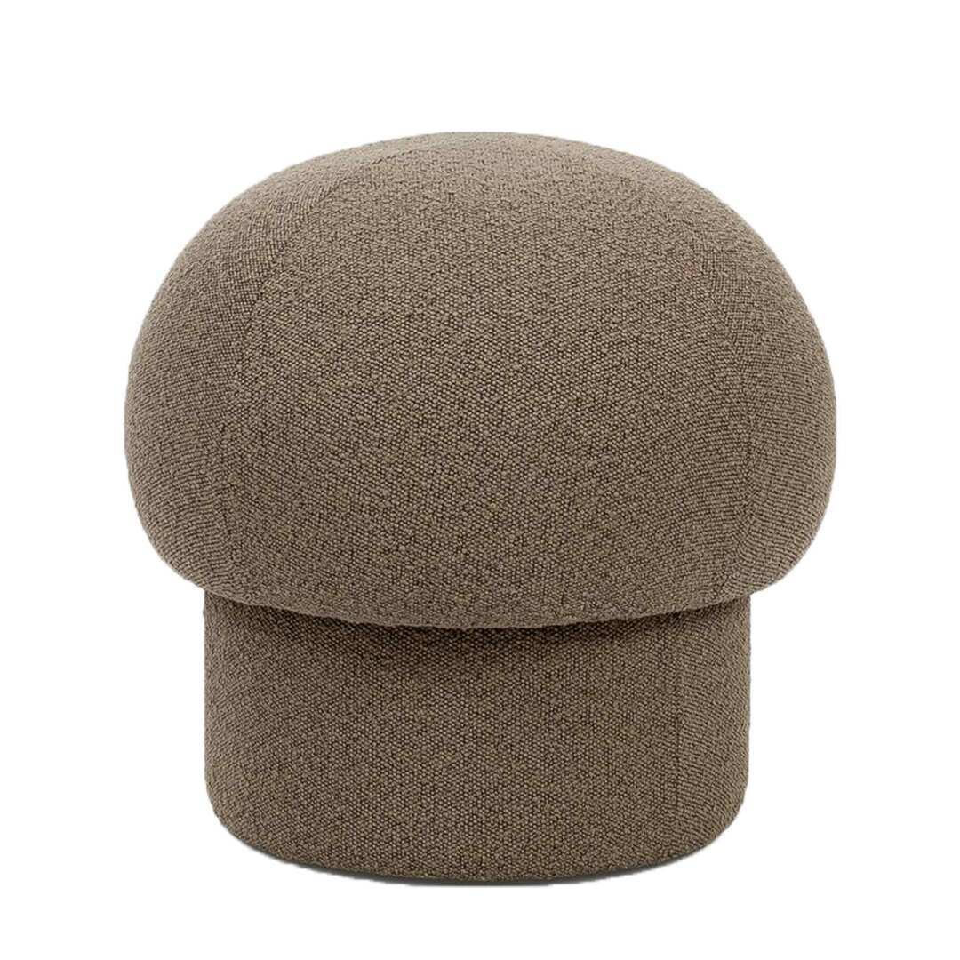 Design House Stockholm Uno Pouf Braun, Ø: 50 cm