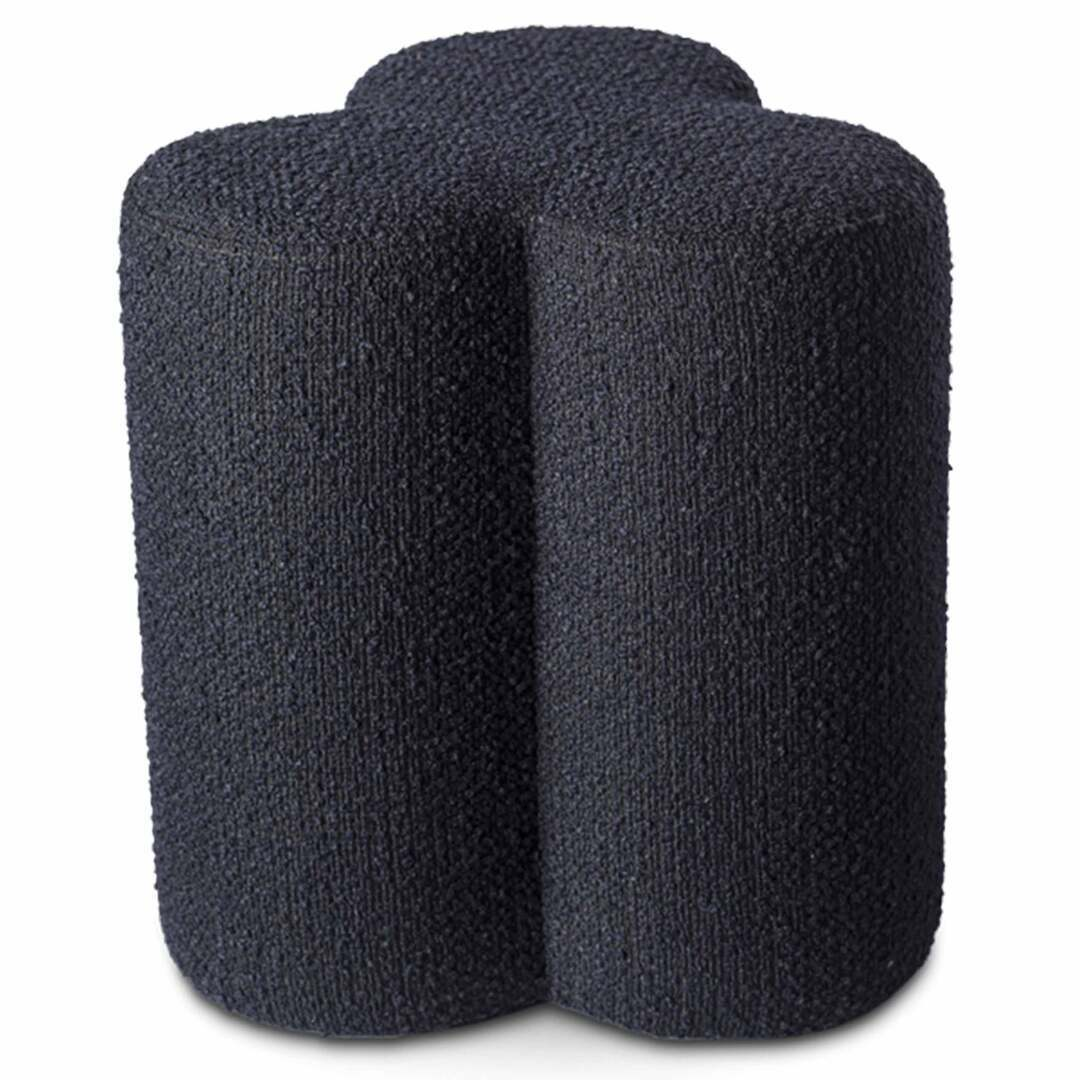 Pols Potten Clover Stool Boucle Dunkelblau