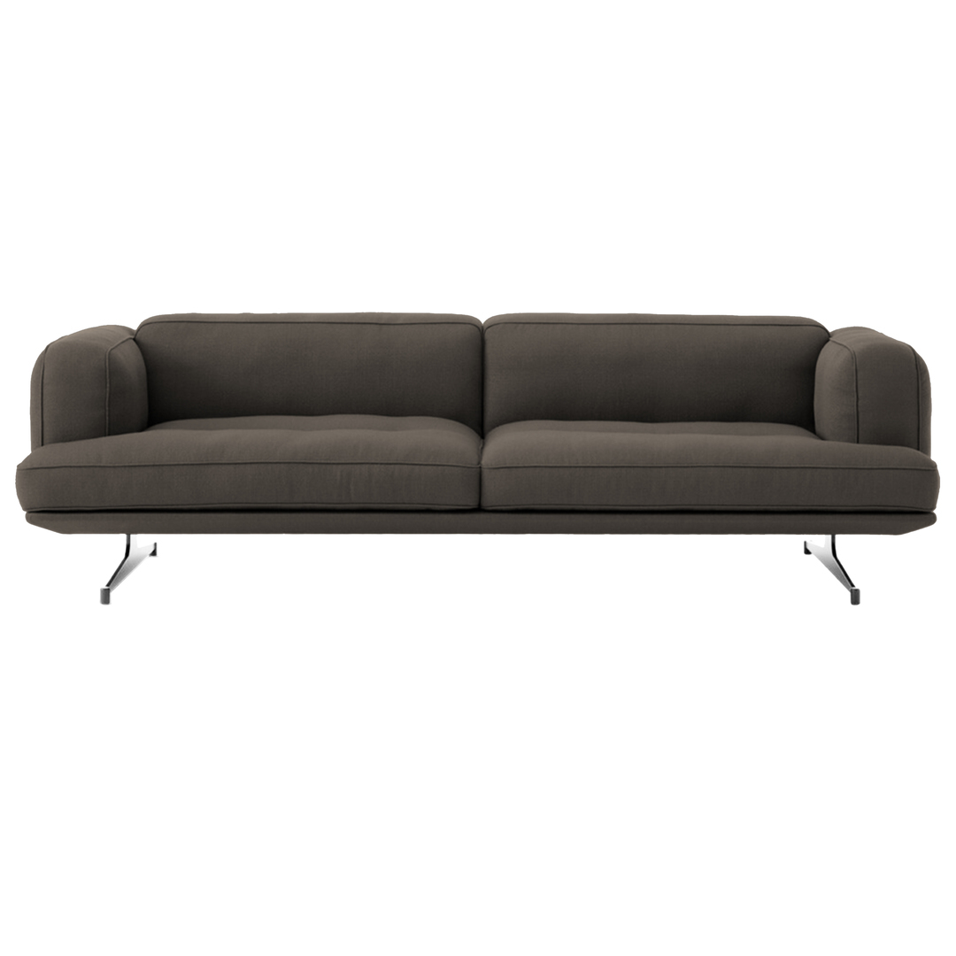 &Tradition Inland AV23 Aluminium poliert, Nussbraun 004 - Clay
