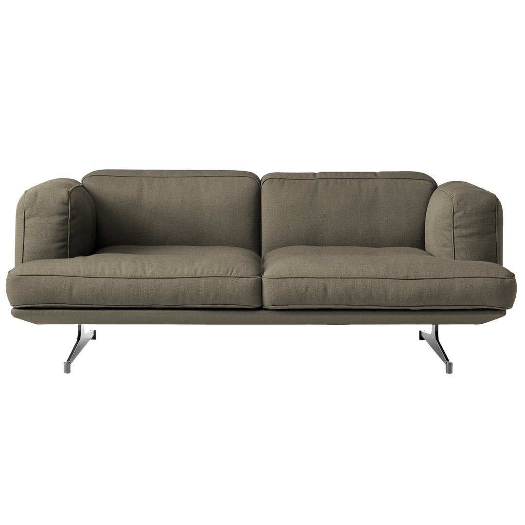 &Tradition Inland AV22 Aluminium poliert, Schilfgrün 015 - Clay
