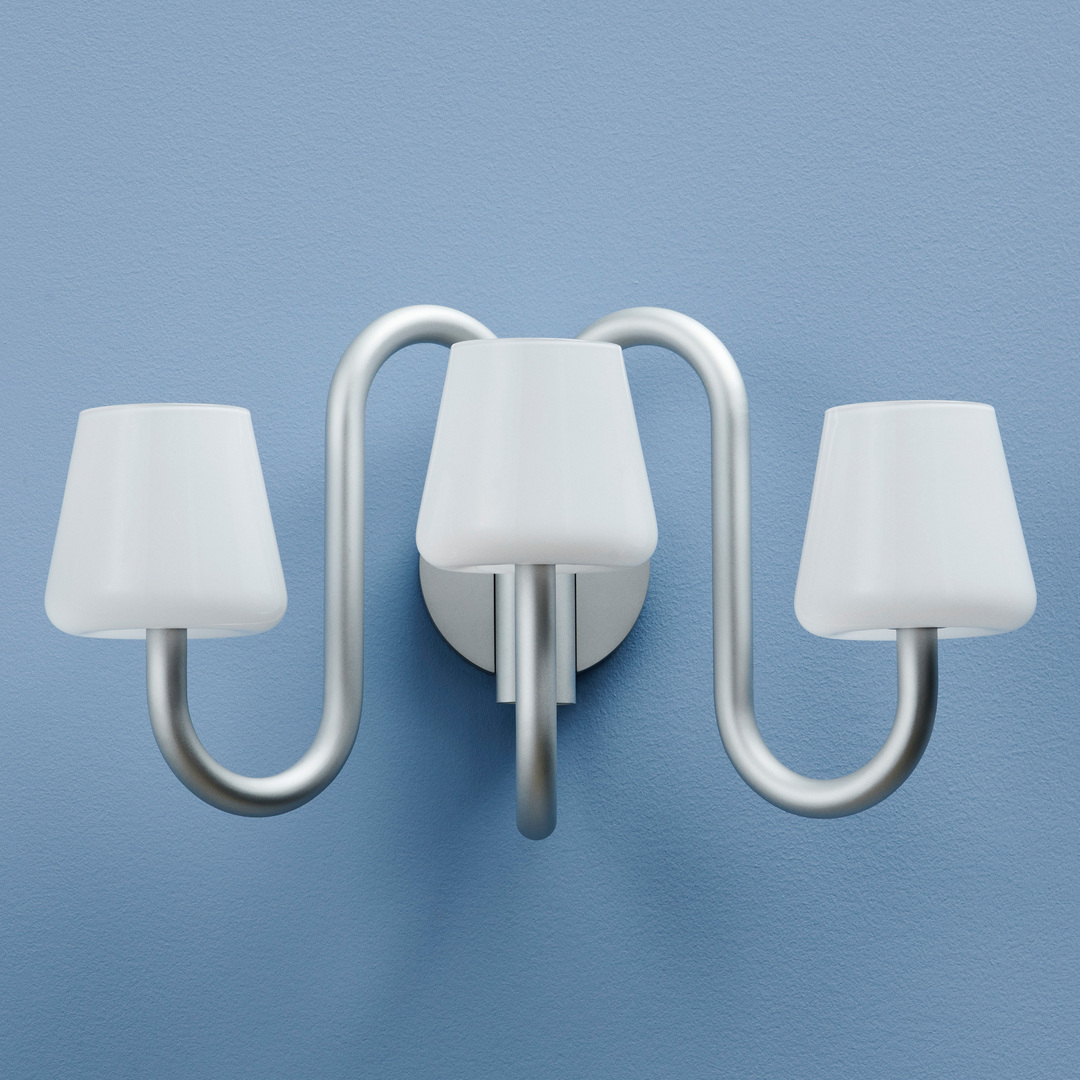HAY Apollo Wall Sconce Opalglas weiss