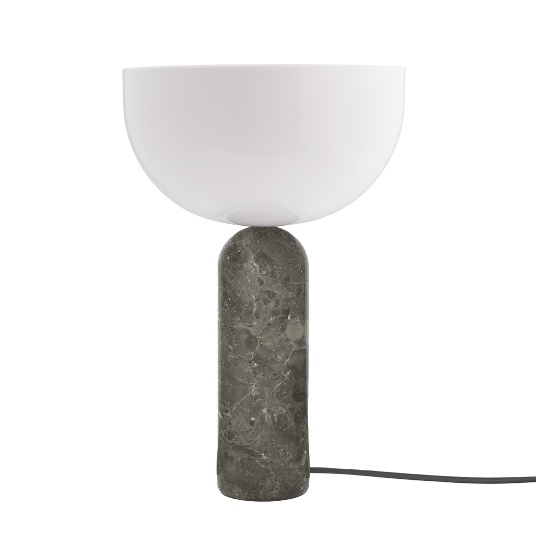 New Works Kizu Table Lamp Marmor Gris du Marais, Ø: 30 cm / H: 45 cm