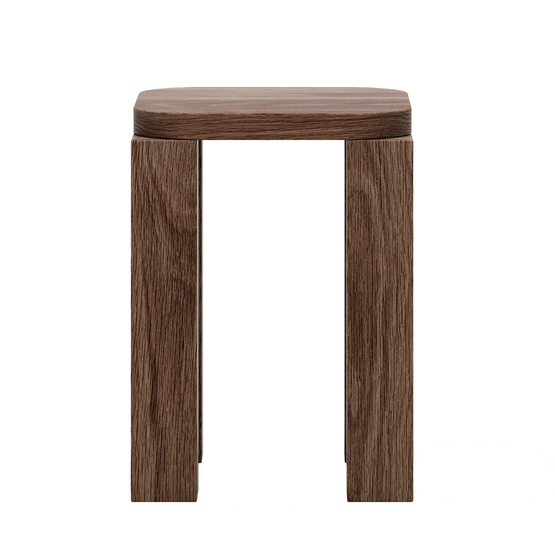 New Works Atlas Stool Eiche geräuchert, H: 44 cm
