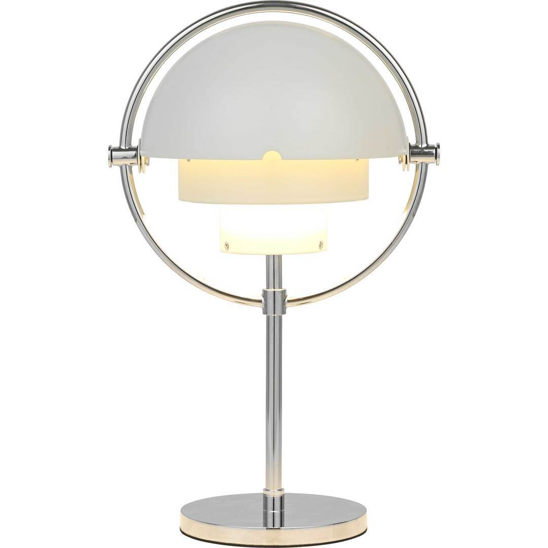 Gubi Multi-Lite Portable Chrom / White Semi Matt