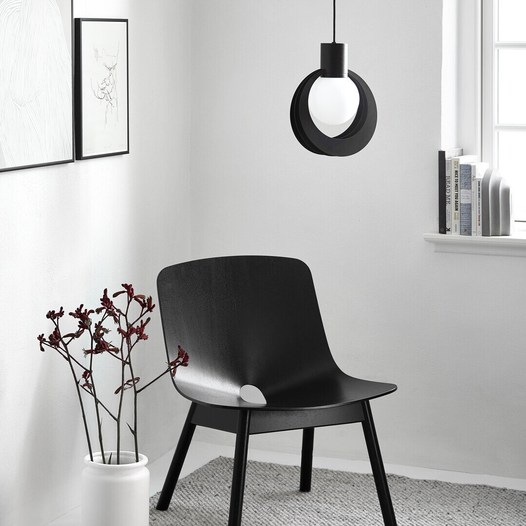 Woud Lunar Pendant Schwarz