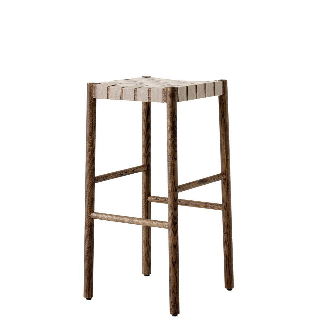 &Tradition Barhocker 'Betty' Eiche geräuchert geölt / Natural, H: 76 cm
