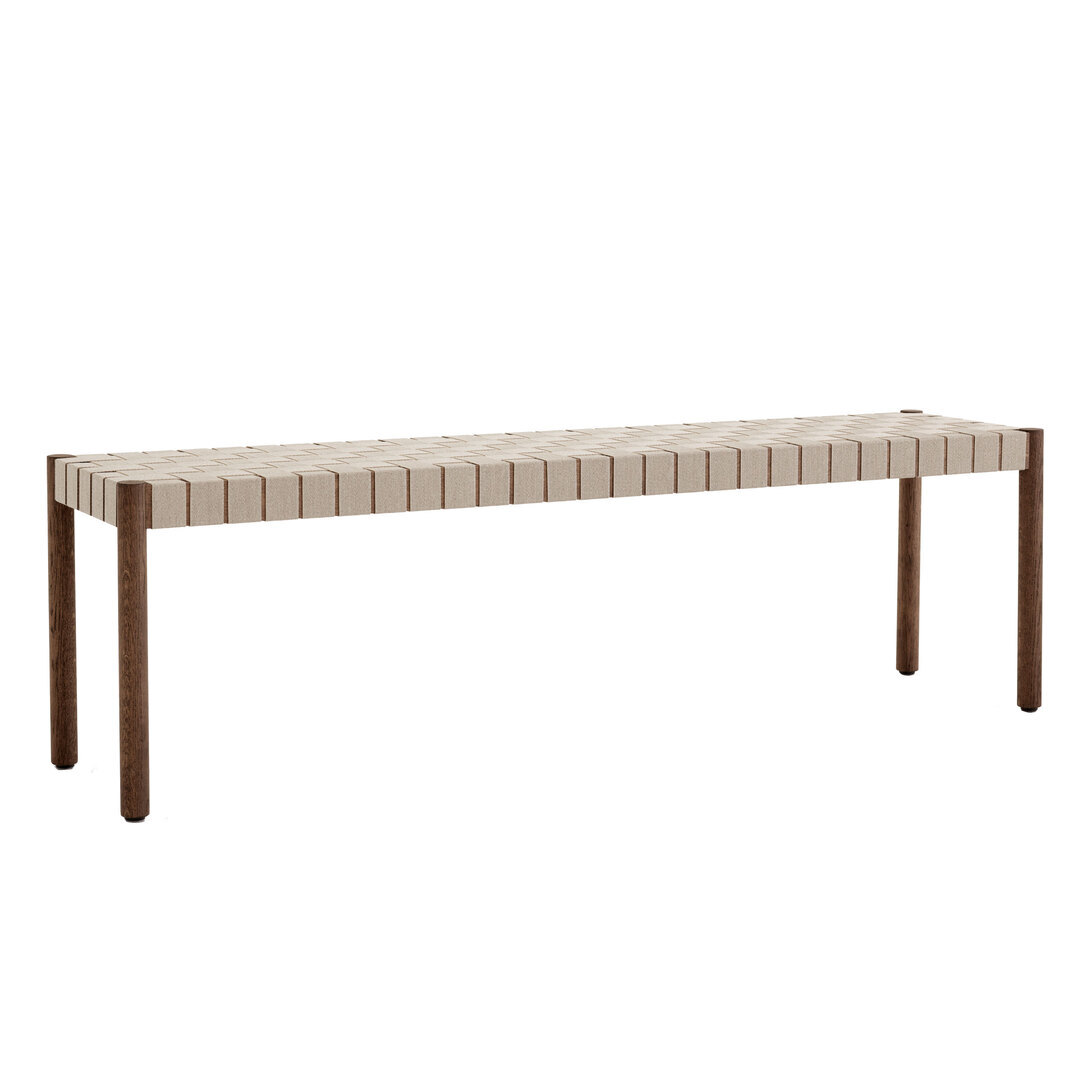 &Tradition Bank 'Betty' Eiche geräuchert geölt / Natural, B: 157 cm