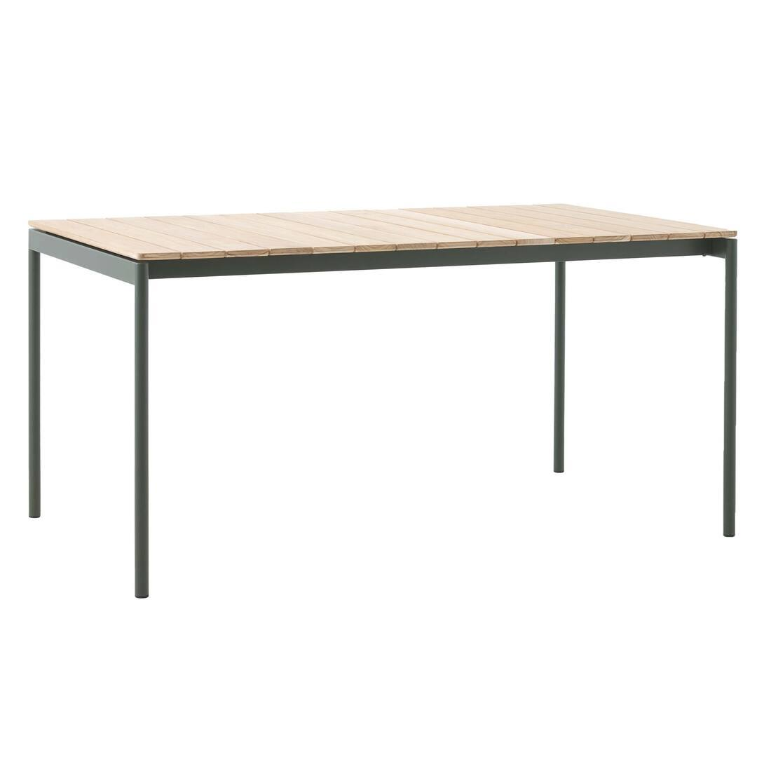 &Tradition Ville Dining Table AV25 & AV26 Bronze Green, B: 150 cm / T: 90 cm