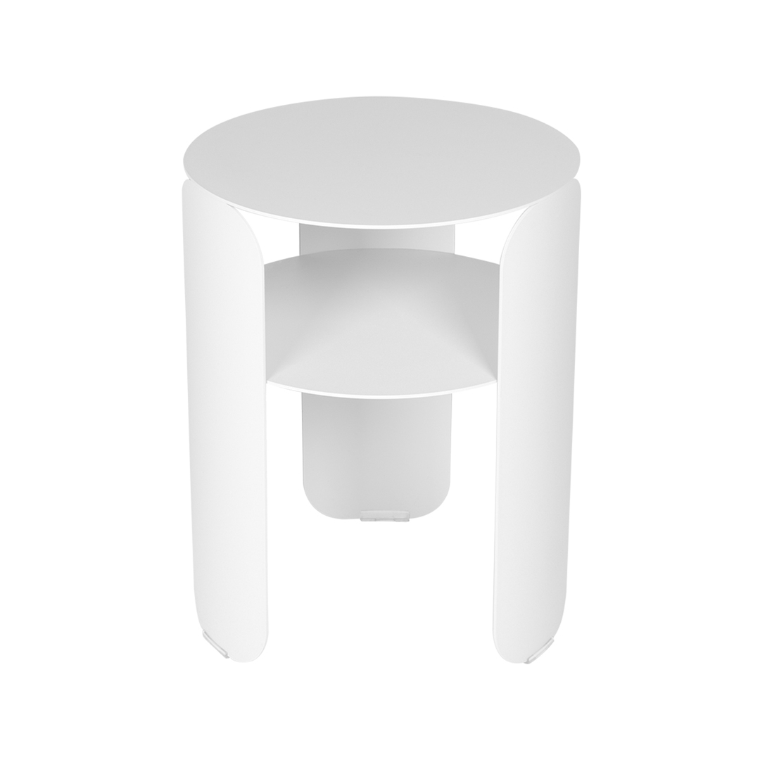 Fermob Bebop Beistelltisch Weiss 01, Ø: 35 cm / H: 45.5 cm