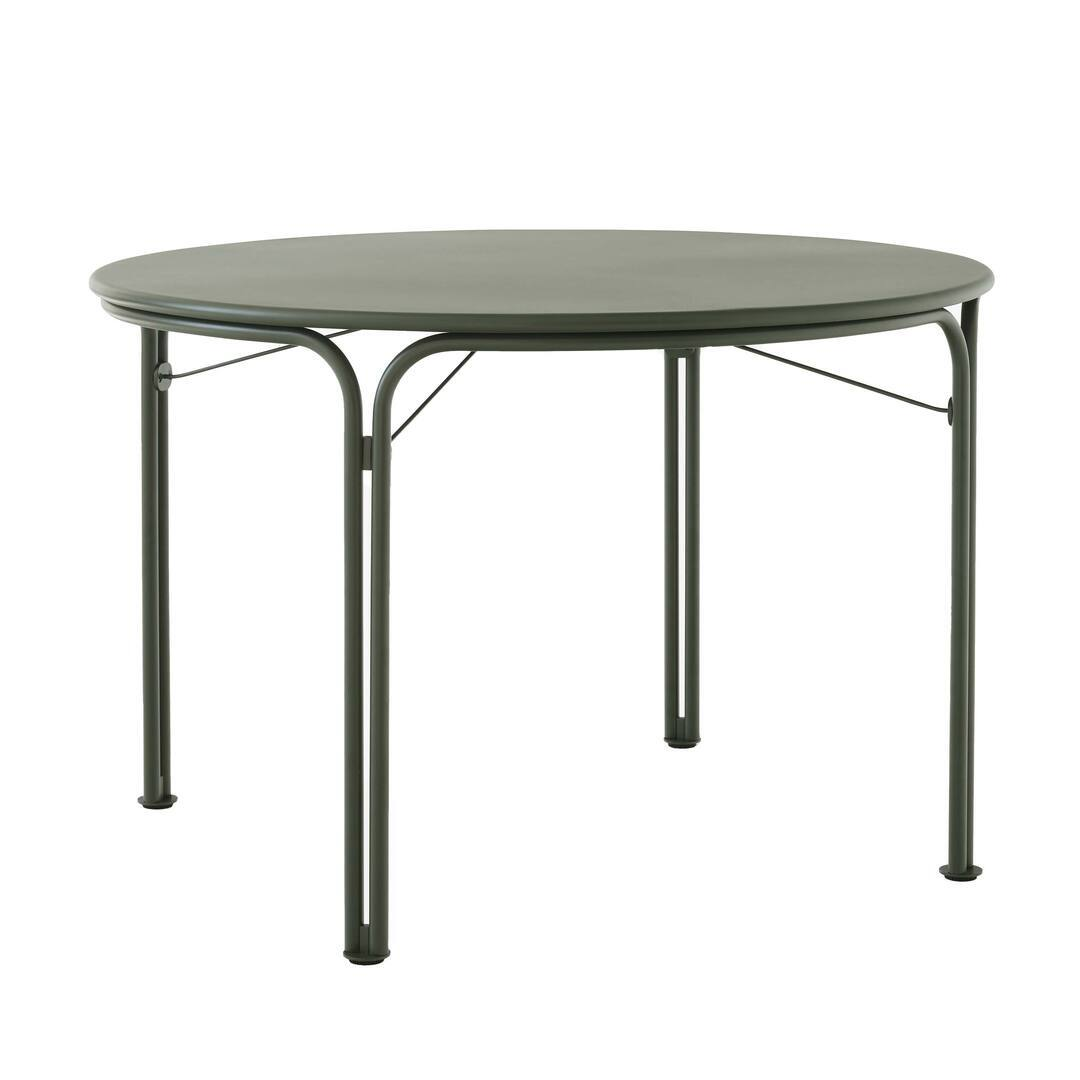 &Tradition Thorvald Dining Table SC98 Bronze Green, Ø: 115 cm / H: 73 cm