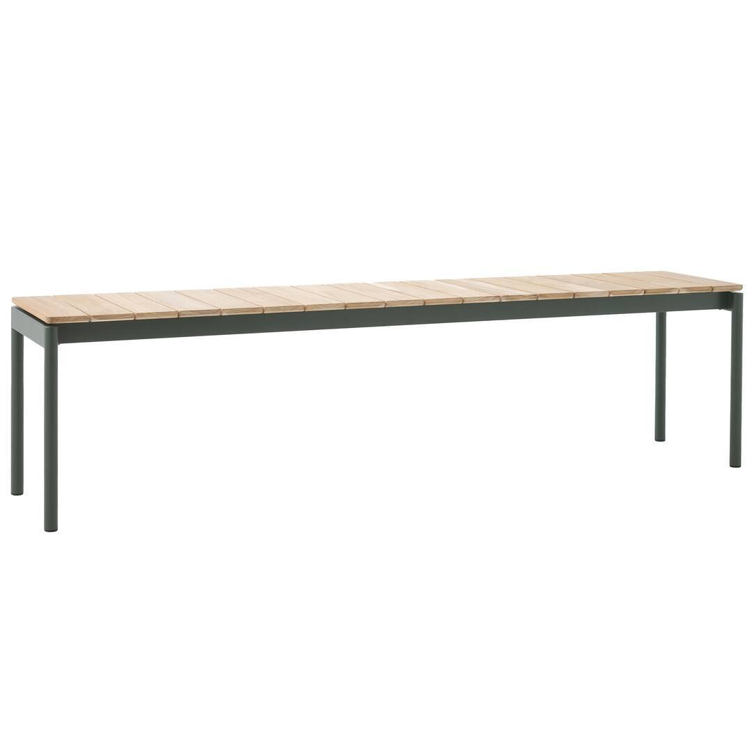&Tradition Ville Bench AV27 & AV28 Bronze Green, B: 180 cm