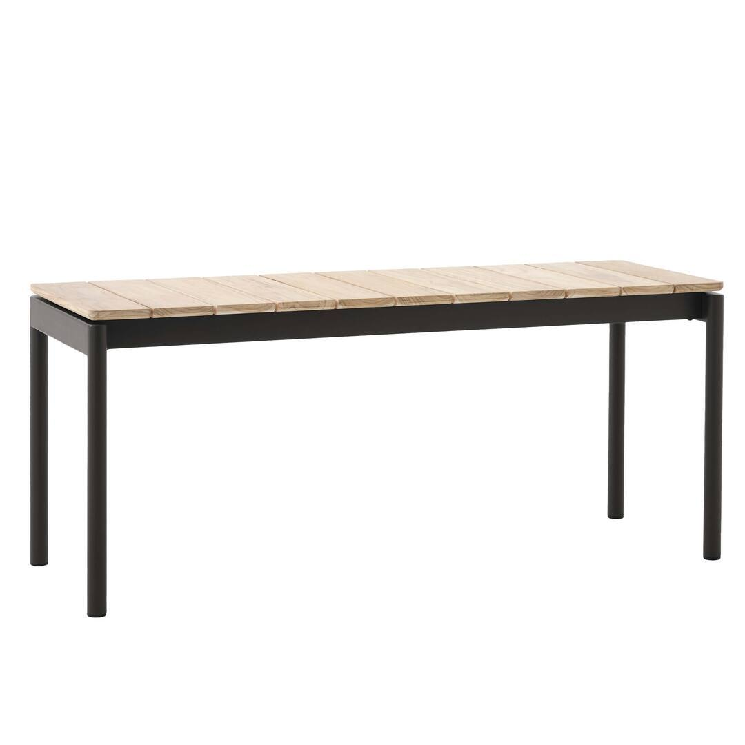 &Tradition Ville Bench AV27 & AV28 Warm Black, B: 110 cm
