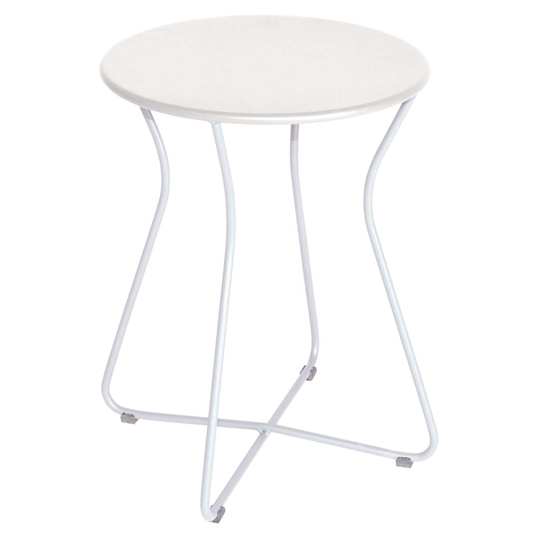 Fermob Cocotte Hocker Weiss 01, Ø: 34 cm / H: 45 cm