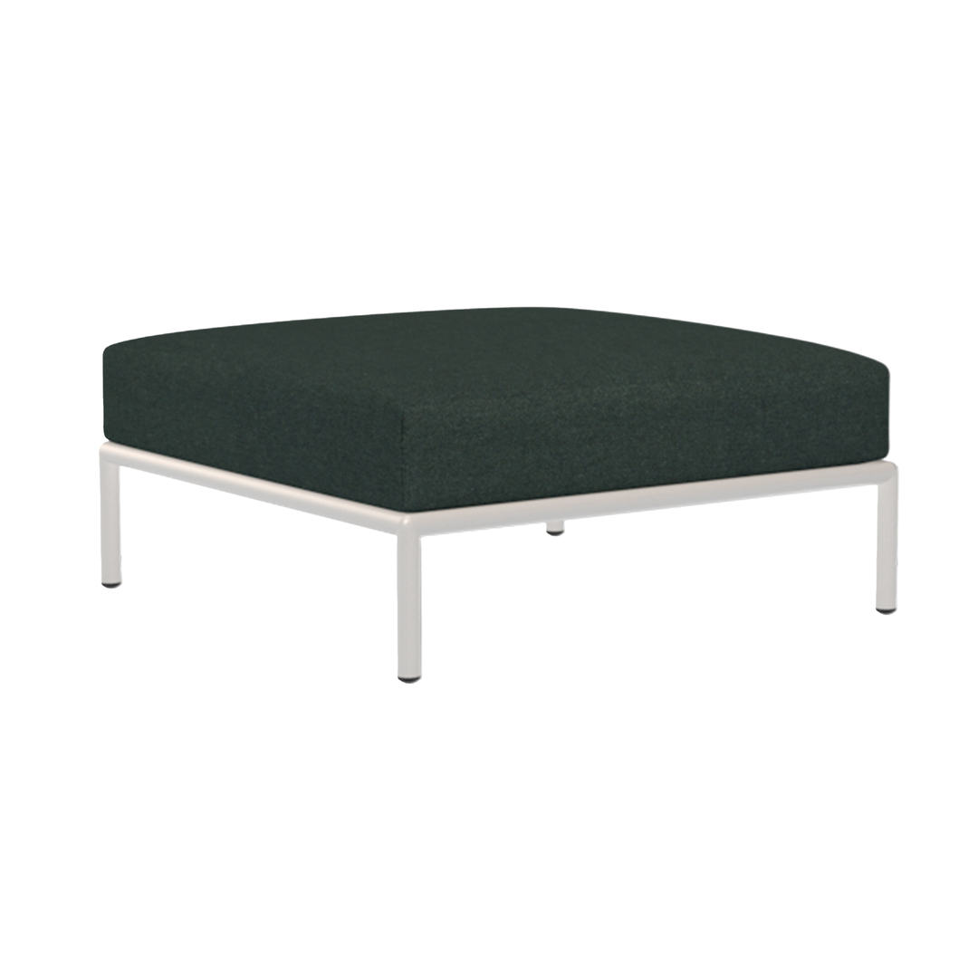 Houe LEVEL Ottoman Muted White 43, Alpine 44 - Sunbrella Heritage
