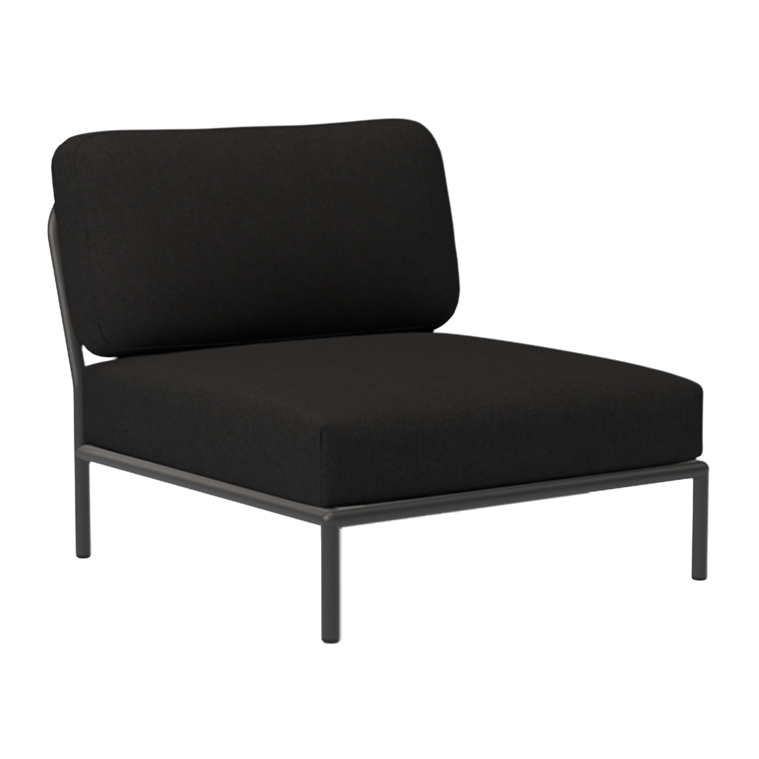 Houe Level Chair Dark Grey 51, Char 68 - Sunbrella Heritage