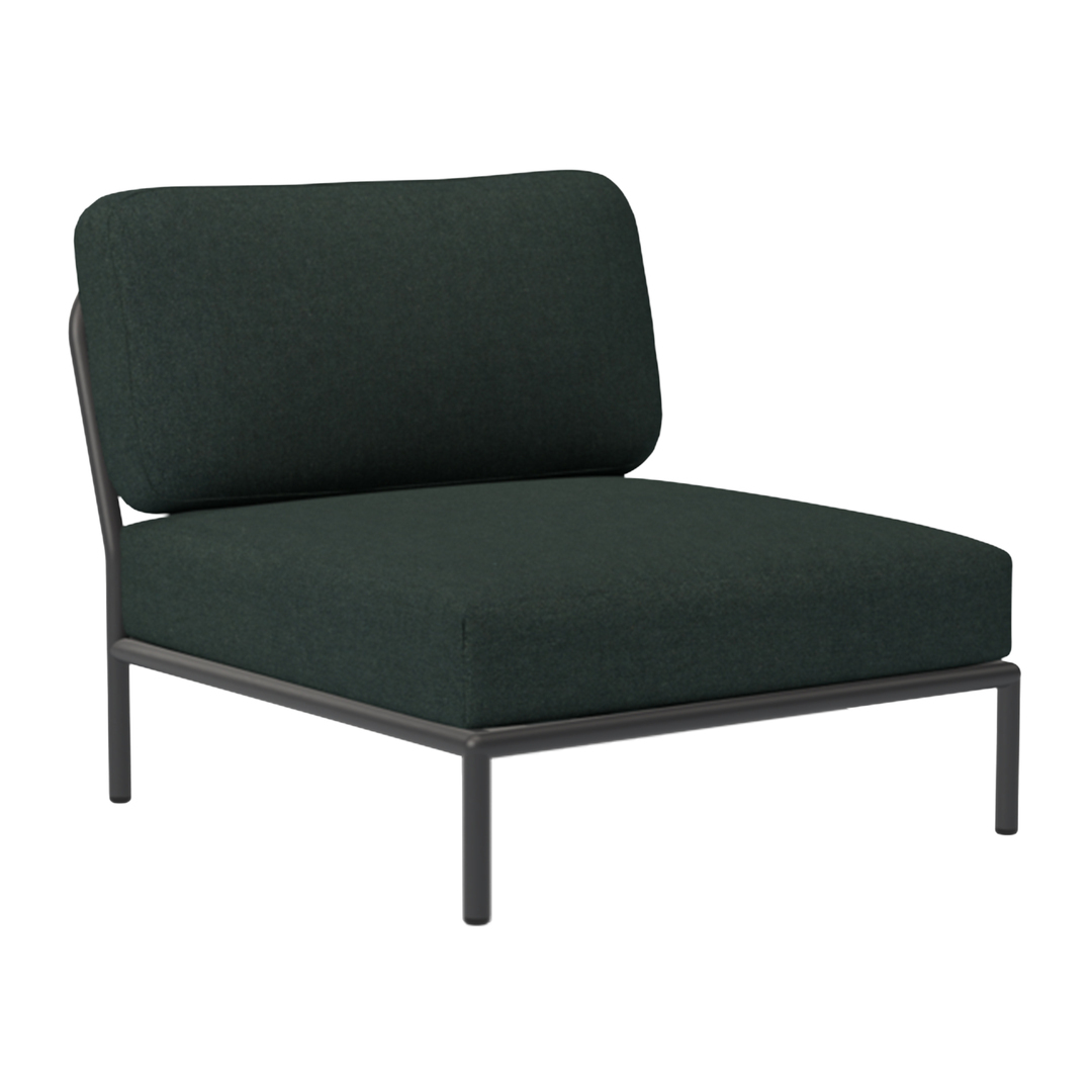 Houe Level Chair Dark Grey 51, Alpine 44 - Sunbrella Heritage