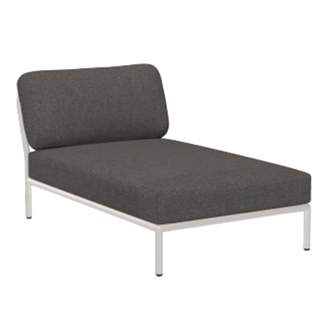 Houe Level Chaiselongue Muted White 43, Dunkelgrau 98 - Sunbrella Basic