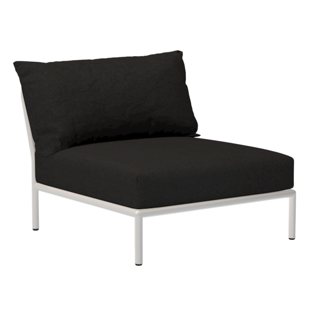 Houe Level 2 Chair Muted White 43, Char 68 - Sunbrella Heritage