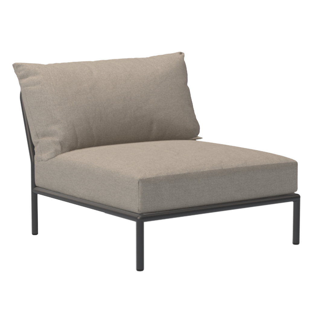 Houe Level 2 Chair Dark Grey 51, Ash 92 - Sunbrella Heritage