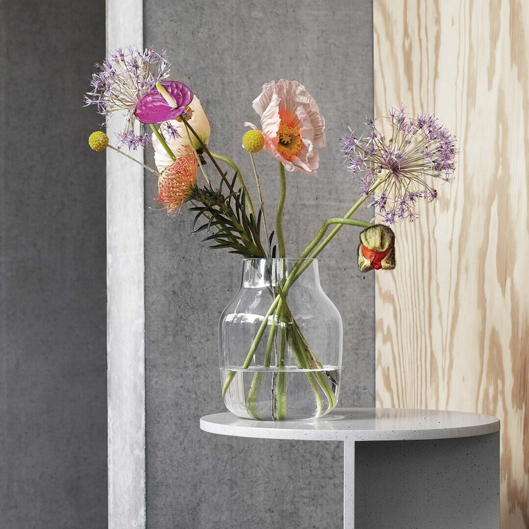 Muuto Silent Vase Dunkelgrün, Ø: 20 cm / H: 23 cm